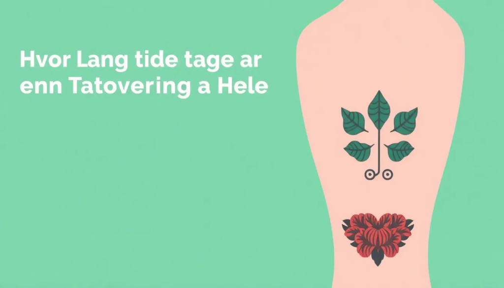Hvor Lang Tid Tager Det for en Tatovering at Hele? - Illustration