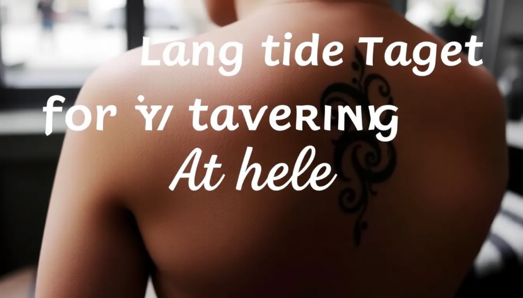 Hvor lang tid tager det for en tatovering at hele? - Illustration