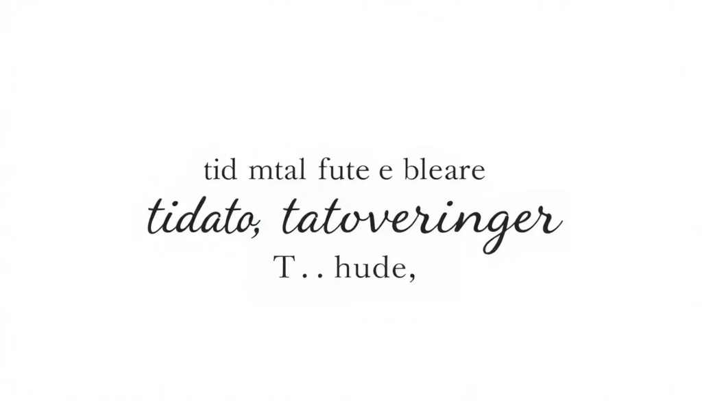 Citat Tatoveringer: Find Dit Perfekte Tekstdesign Til Huden - Illustration