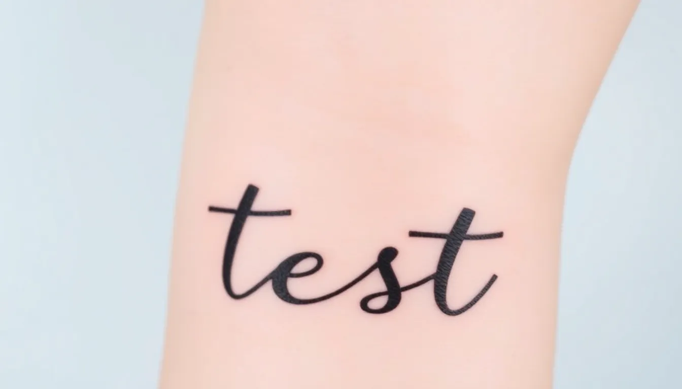 Inspiration Til Tatovering Tekst: Find Dit Perfekte Ord Eller Citat - Illustration