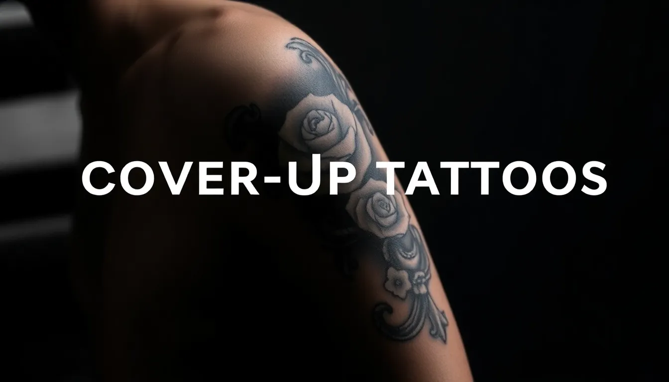 Ny Begyndelse: Skab Kunst Med Cover Up Tattoos - Illustration