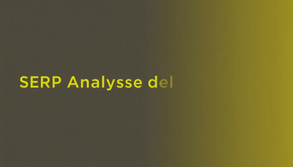 Serp Analyse Der Forvandler Din Seo Strategi - Illustration