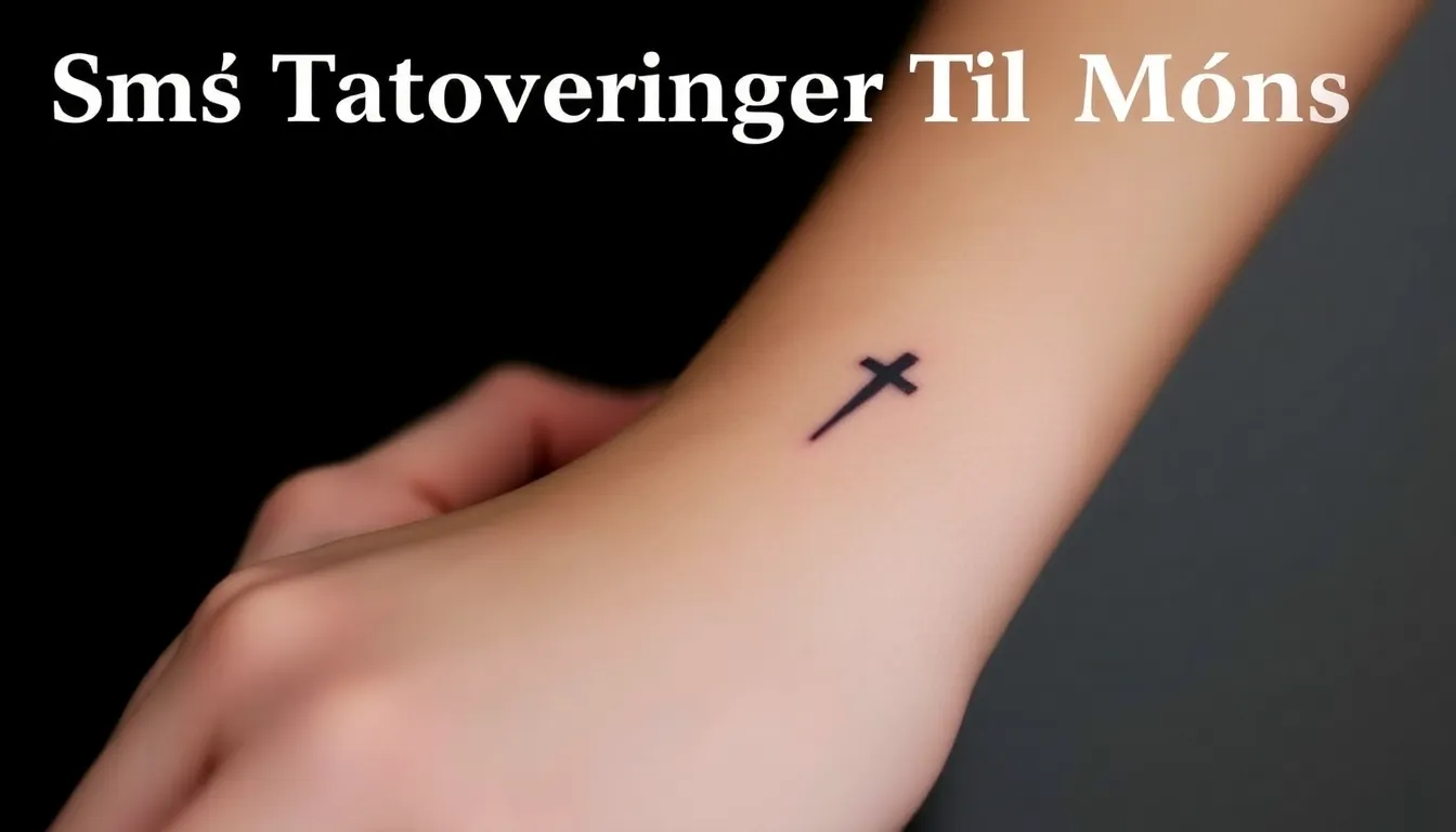 Små Tatoveringer Til Mænd: Minimalistisk Maskulinitet I Fokus - Illustration