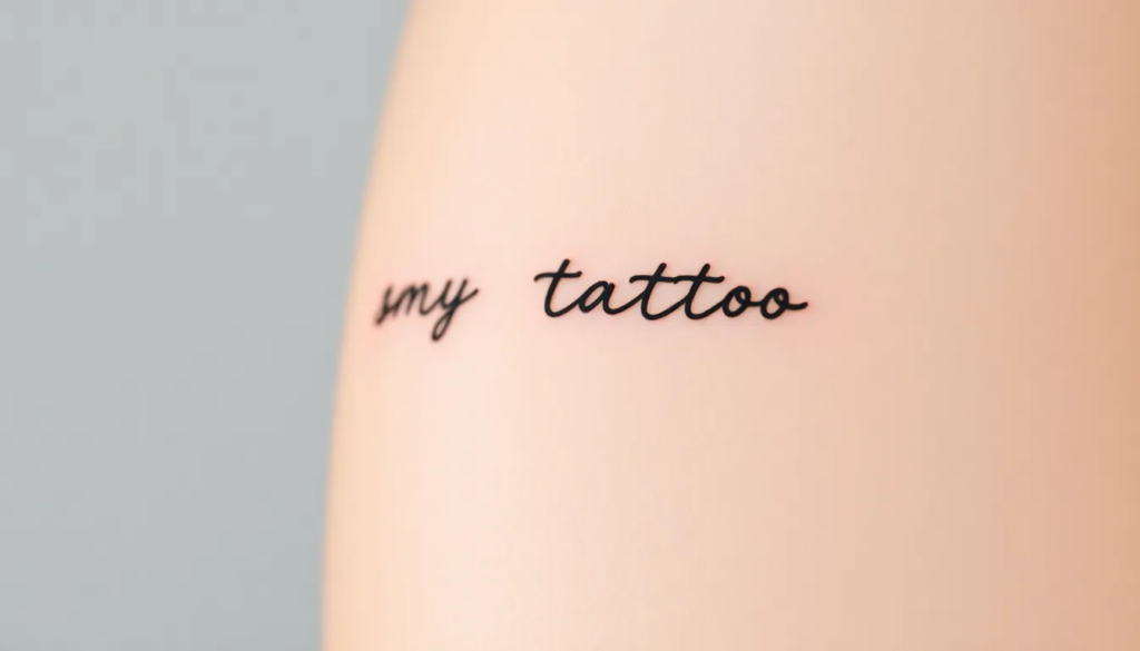 Små Tattoo Tekster: Inspiration Og Betydning Bag Dine Valg - Illustration