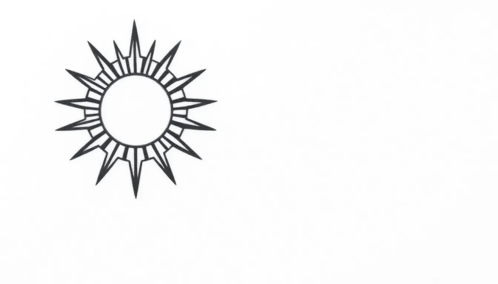 Sol Og Måne Tatovering: Balance Og Harmoni I Blæk - Illustration