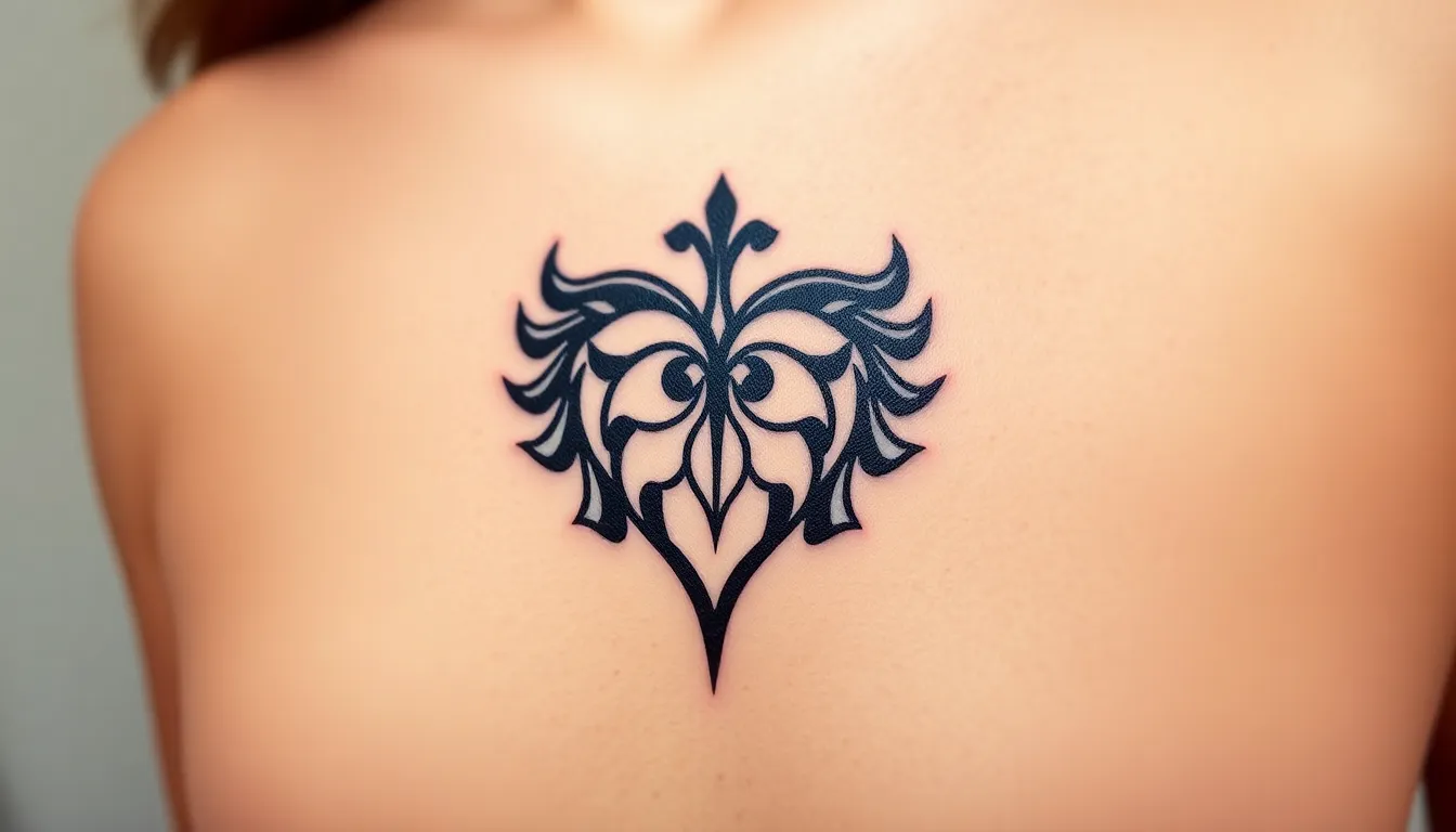 Veninde Tattoo Hjerte: Et Symbol På Evigt Venskab - Illustration