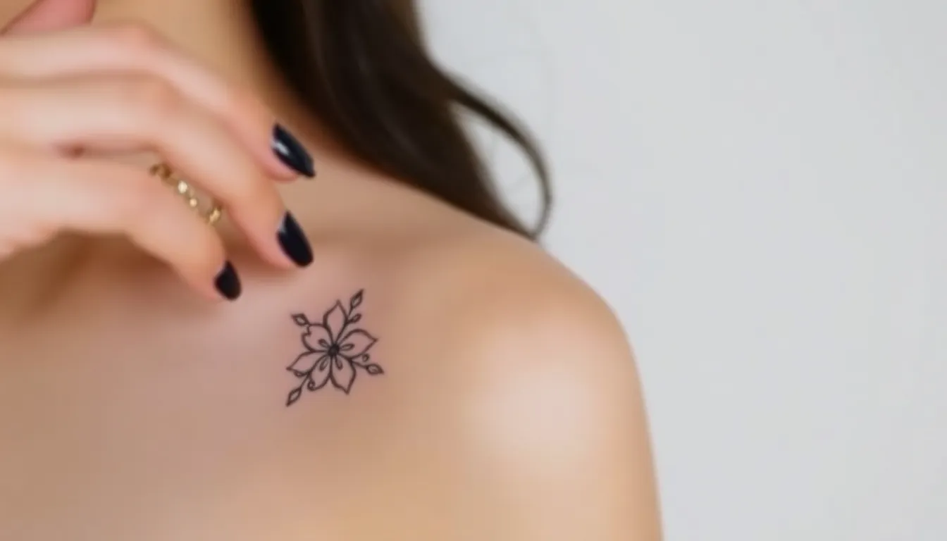 Diskret Tatovering: Elegant Kunst I Det Skjulte - Illustration