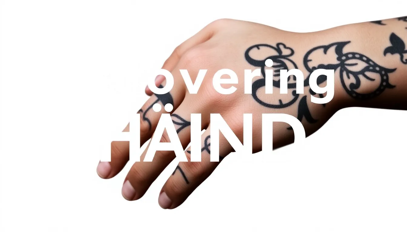 Tatovering Hånd: Kunst, Pleje Og Personligt Udtryk - Illustration