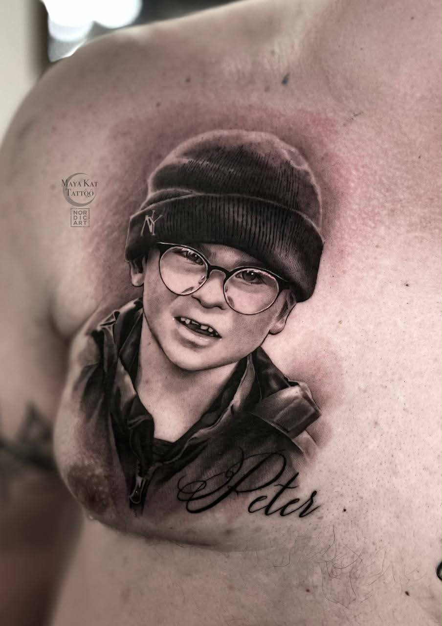 Portræt tattoo