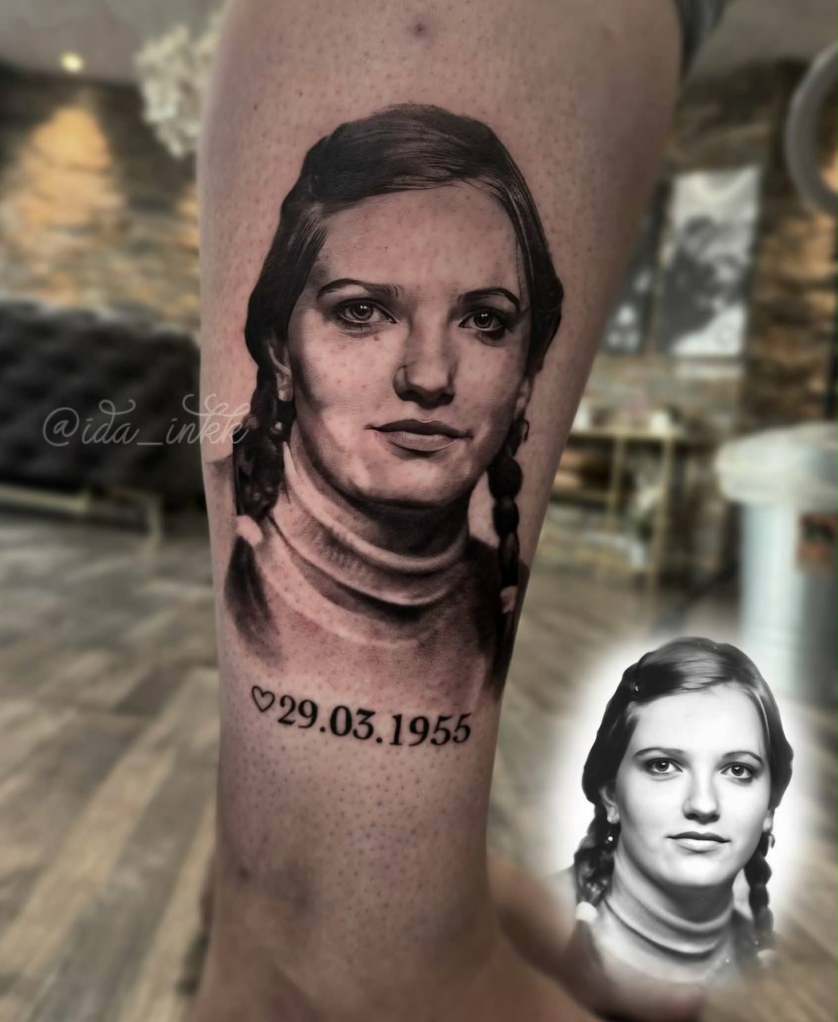 Portræt tattoo