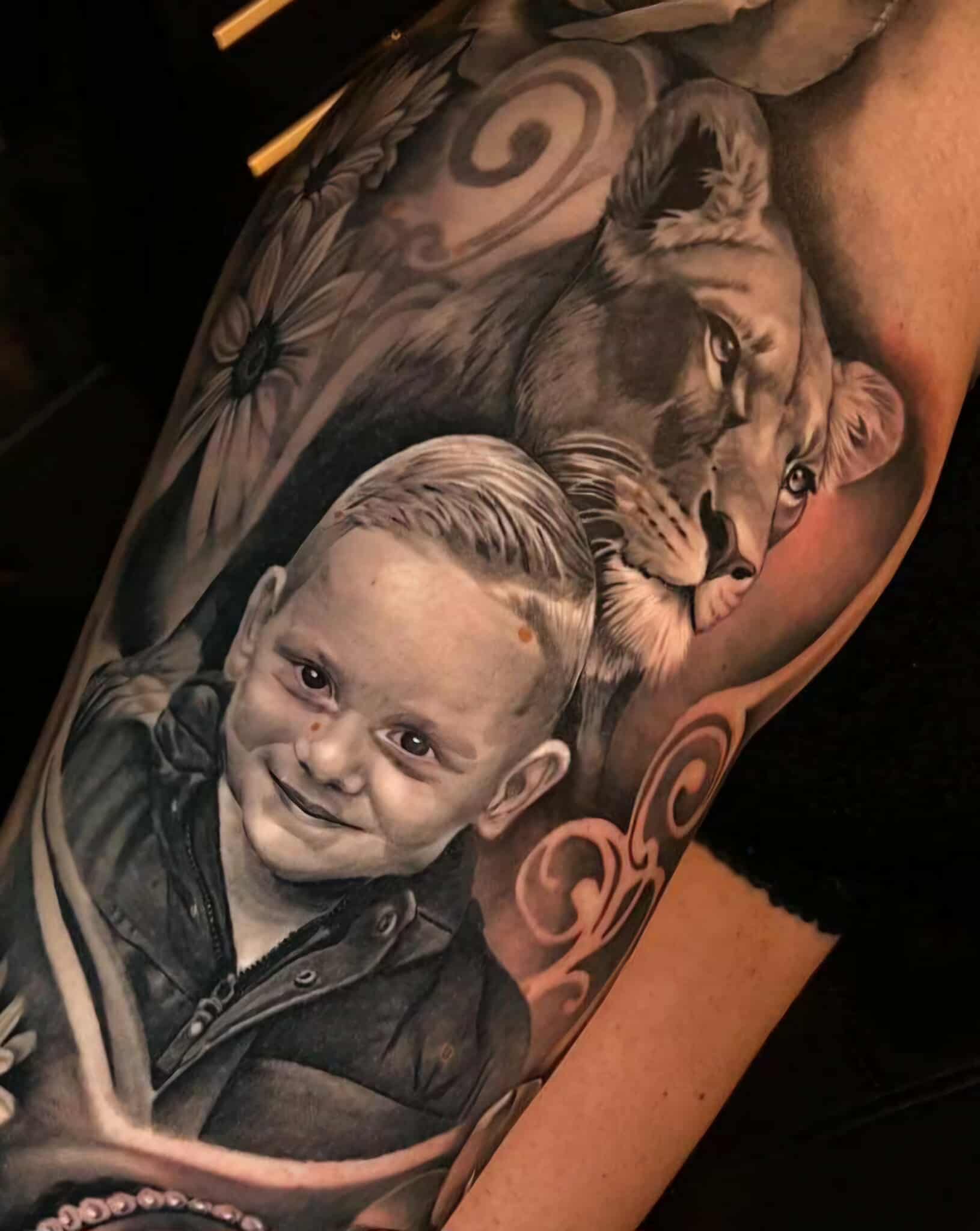 Portræt tattoo